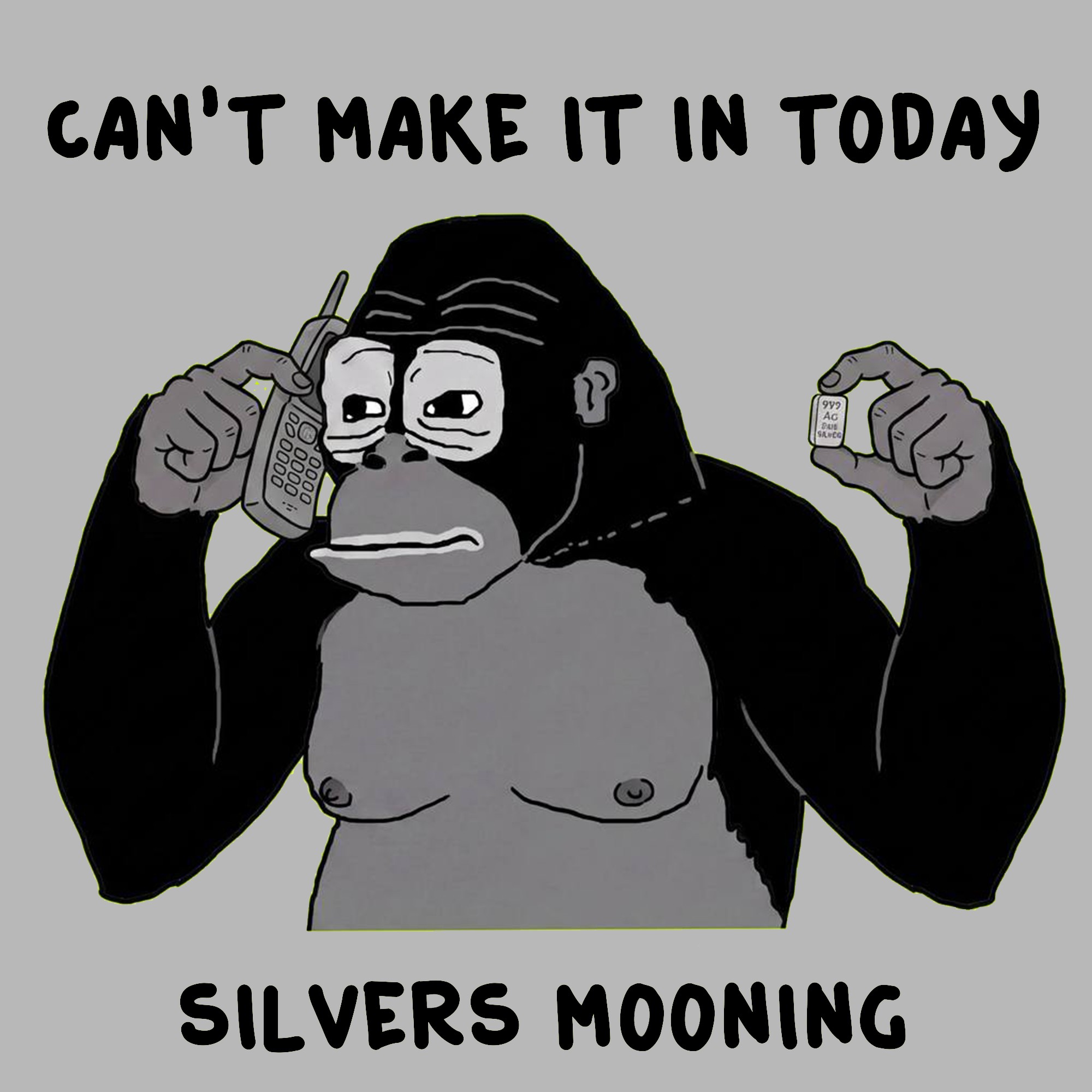 Silvers mooning